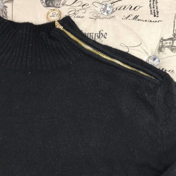 I.n.c. Side Zip-Up Sweater - Picture 4 of 5